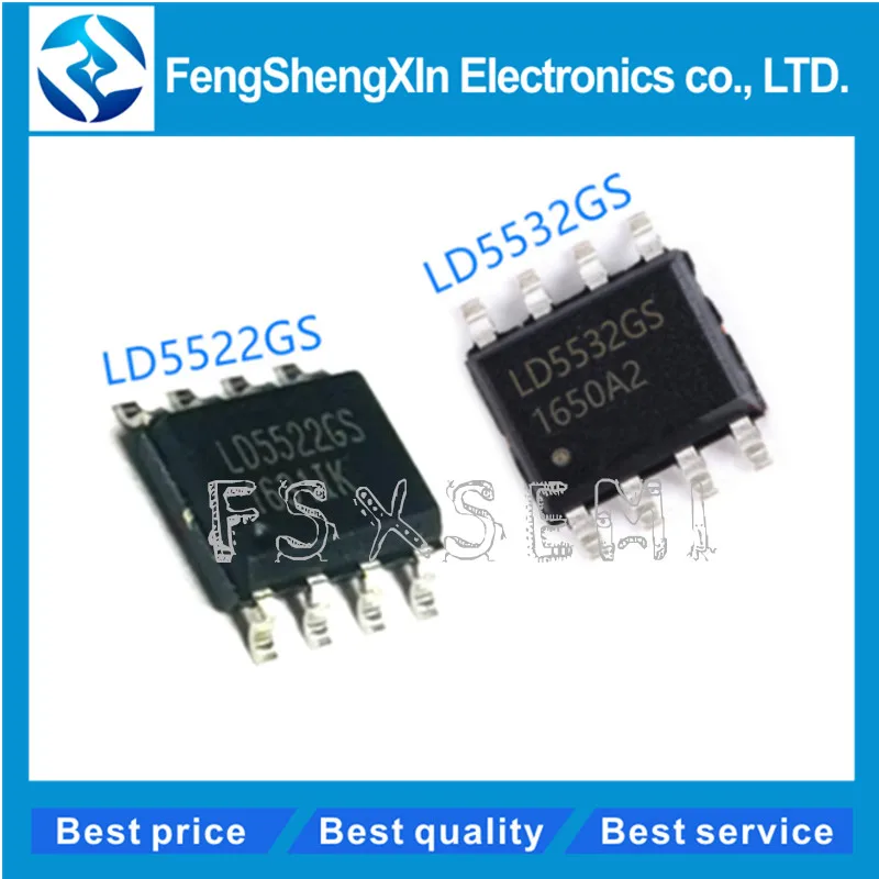 

10pcs/lot LD5532GS LD5532AGS LD5522GS LD5522AGS SOP-8 LCD power management chip