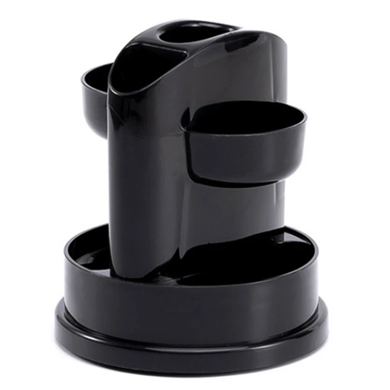 

Plastic Rotatable Multifunctional Pen Holder Simple Cosmetic Brush Storage Pen Holder Office Supplies