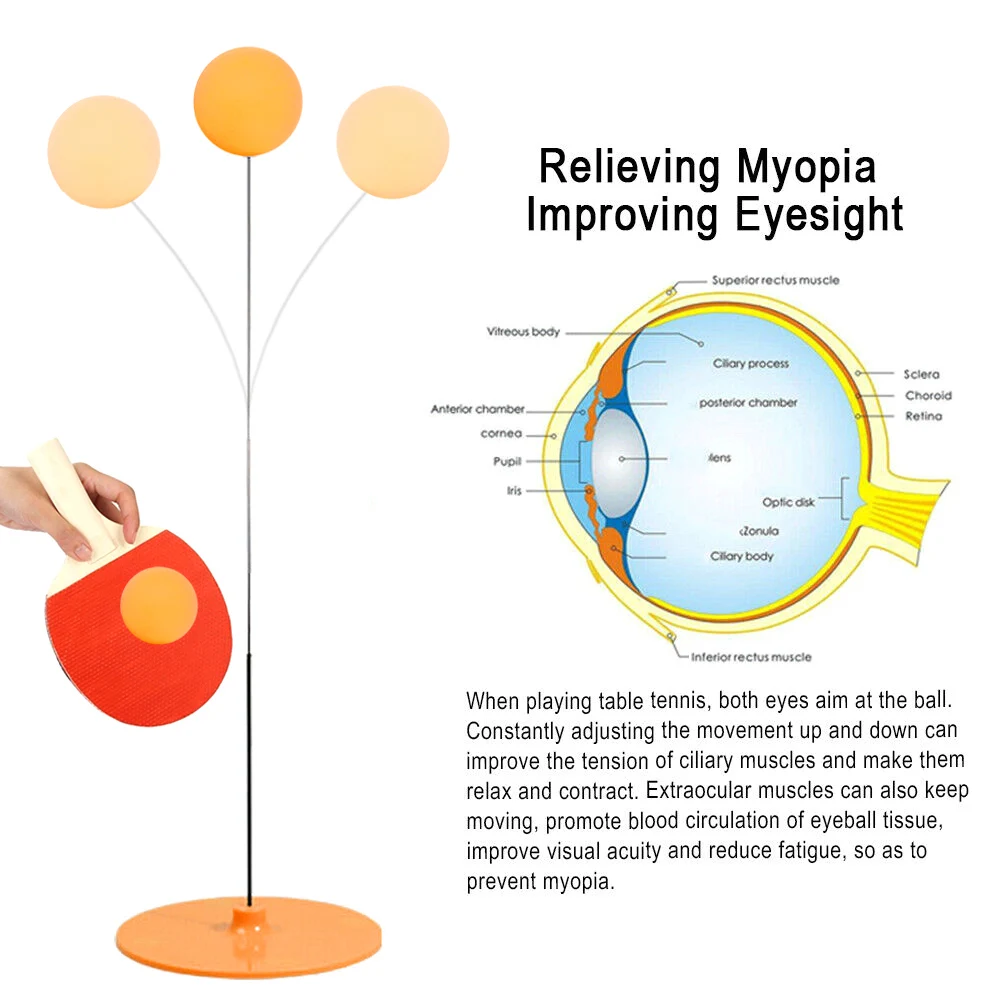 

2019 Elastic Soft Shaft Table Tennis Pingpong Trainer Sport Toy Training Kit for Home N66