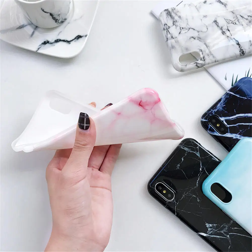 Роскошный мраморный силиконовый чехол для телефона iphone 11Pro XS Max X XR 7 8 6 6S Plus Чехол