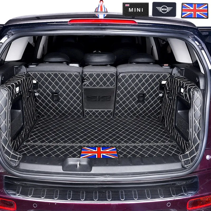 Набор ковриков для багажника автомобиля для BMW Mini Cooper R56 R55 R60 F54 F55 F56 кожаные Коврики для сапог аксессуары для интерьера подкладка для груза ... от AliExpress RU&CIS NEW