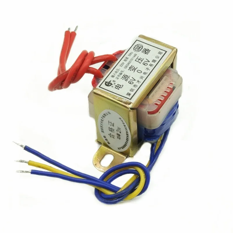 Фото EI35 2 Вт трансформатор 220 В в встроенный AC DB-2VA низкочастотный изоляционный аудио трансформатор №4