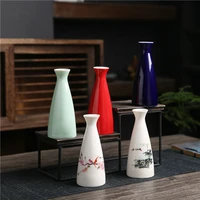 wine pot with cork vintage ceramic portable sake cups drinking set home restaurant flagon liquor soju japanese style wine vessel