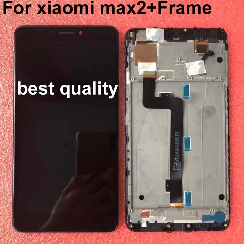 Гарантия для 6,44 ''Xiaomi mi Max 2 ЖК-дисплей+ сенсорный экран дигитайзер mi Max2 mi Max 2 части мобильного телефона+ рамка