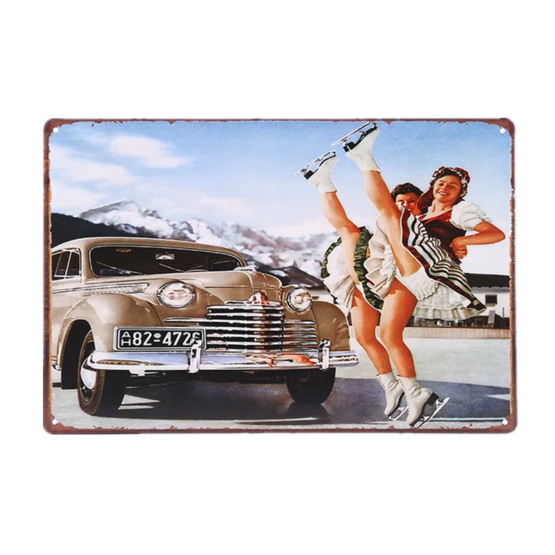 

Vintage Car Motorcycles Garage Metal Tin Sign Bar Pub Home Wall Decor Shabby Chic Art Poster Plaque Plate 30x20cm Wholesale