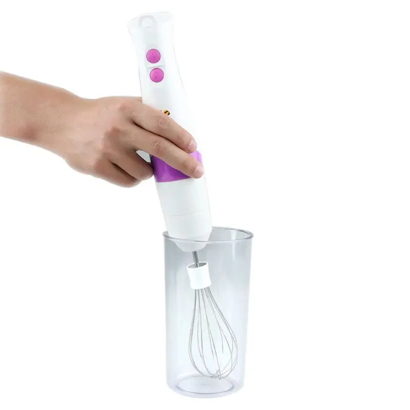 

3in1 Hand Blender with Electric Blender Rod Dishwasher-safe Baby Food Accessory