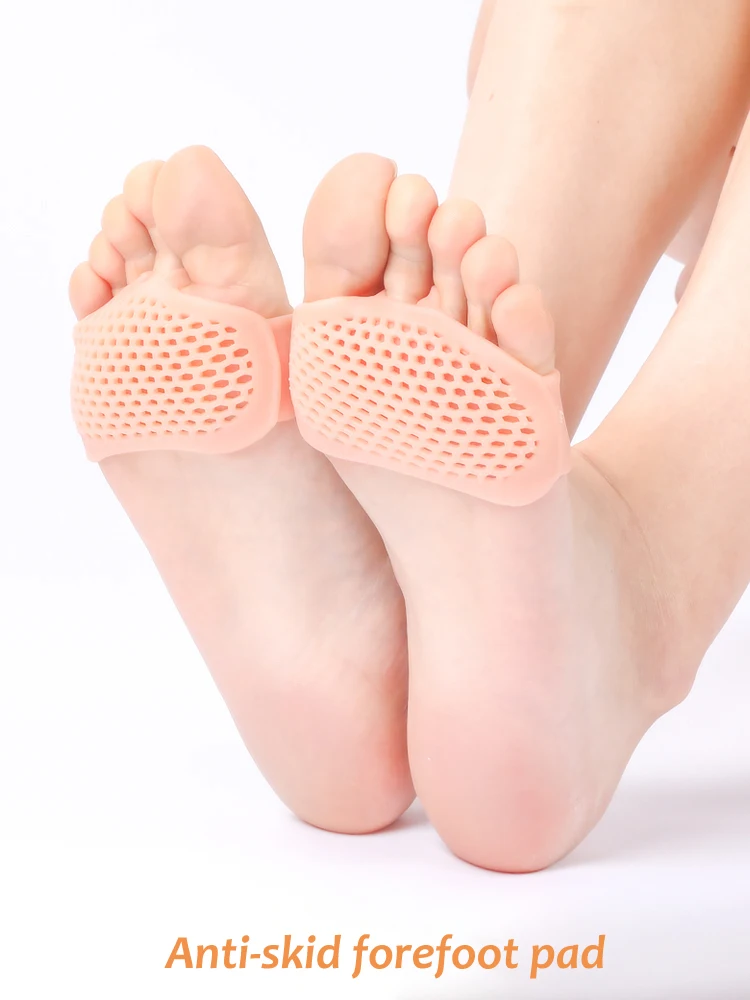 

Forefoot Antiskid Pad Gel Breathable Soft Toes Pretector Relieve Foot Pain Honeycomb Shaped Sleeve Cushions