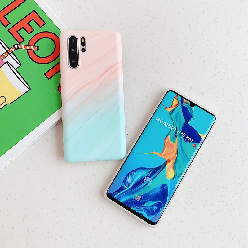 Гранитная Акварельная мраморная каменная Радужная чехол для iPhone 6 6s 7 8 Plus 10 X XS XR 11