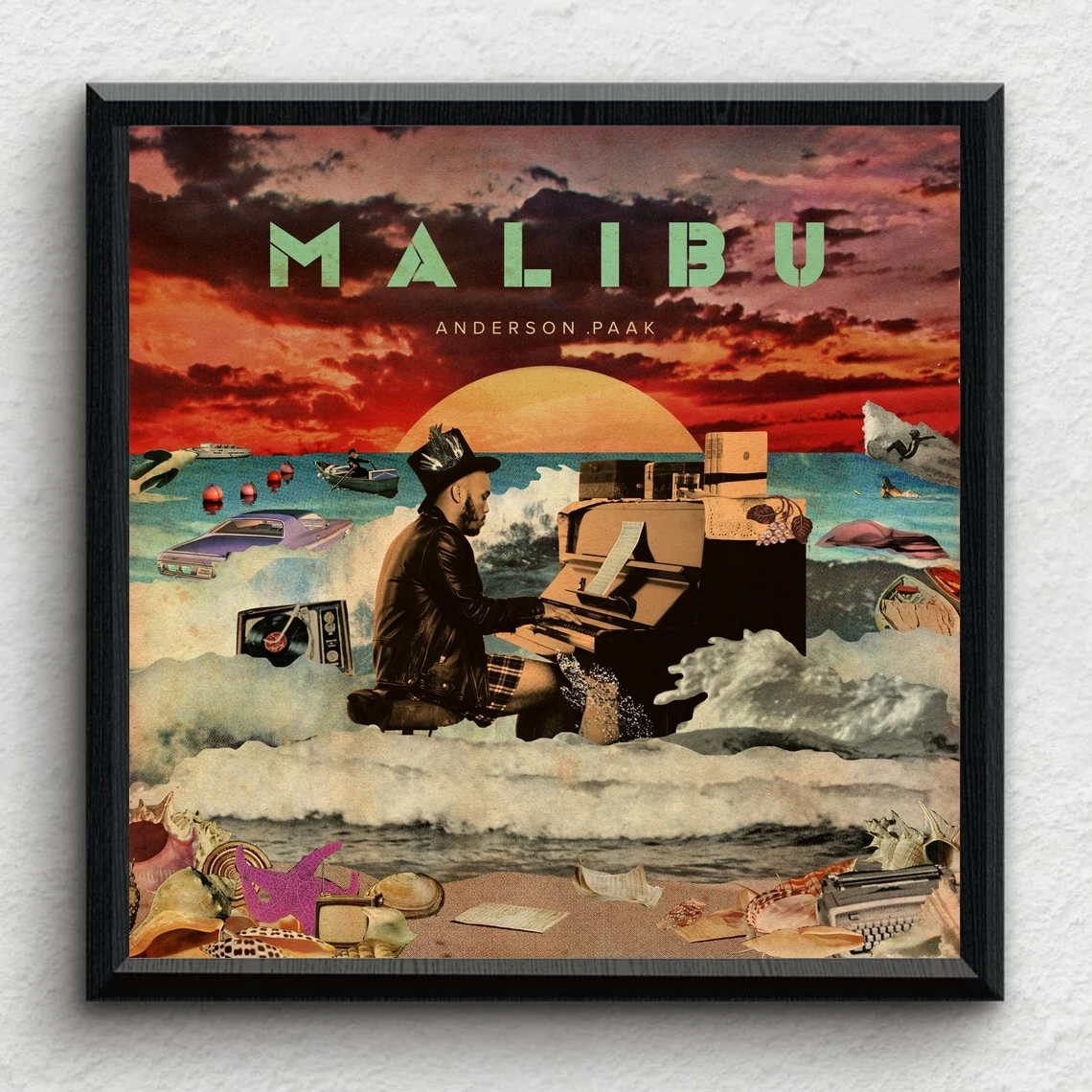 Музыкальный альбом Anderson Paak Malibu печать плакатов художественная картина на холсте