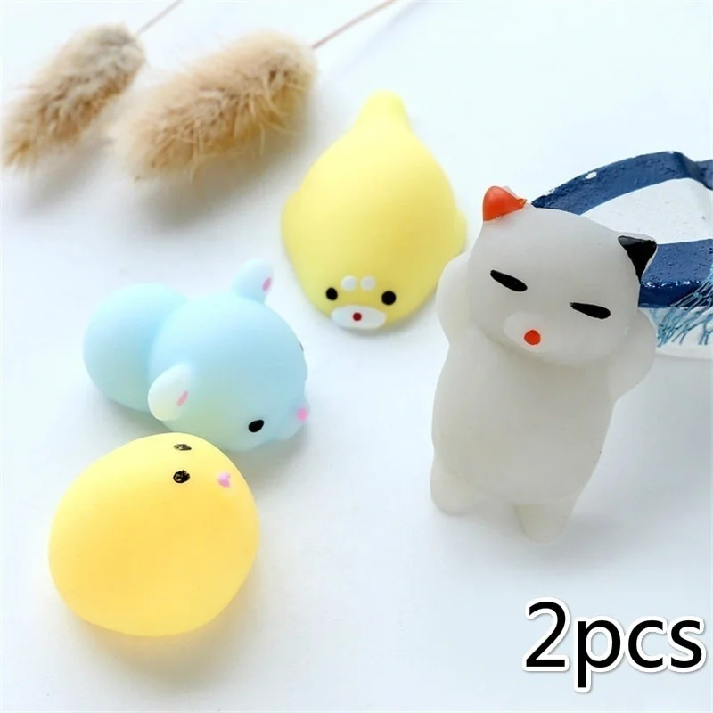 

2 шт. креативная игрушка; Милые животные игрушки Мяч Декомпрессии Давление выдавливается игрушки подарки (в случайном порядке)