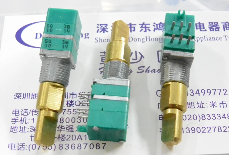 RK097 type double precision potentiometer B50K two-axis adjustable 25 mm shaft | Switches