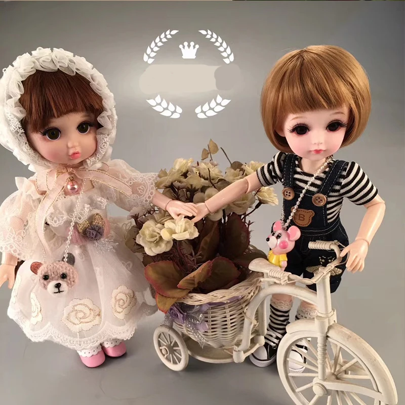 30 см путающая кукла BJD 18 подвижных суставов милое лицо DIY Bjd куклы с крутой одеждой