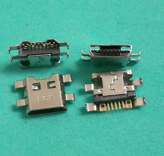 10pcs/Lot Micro USB Charger Charging Connector Port socket Plug For LG G3 Mini G3S D722 D722V D724 | Мобильные телефоны и