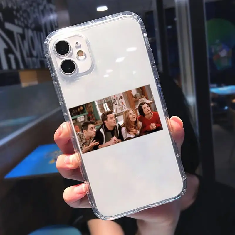 

friends tv show Phone Case Transparent for Clear iPhone 11 12 8 7 6 6S Plus X 5S SE 2020 XR mini pro XS MAX