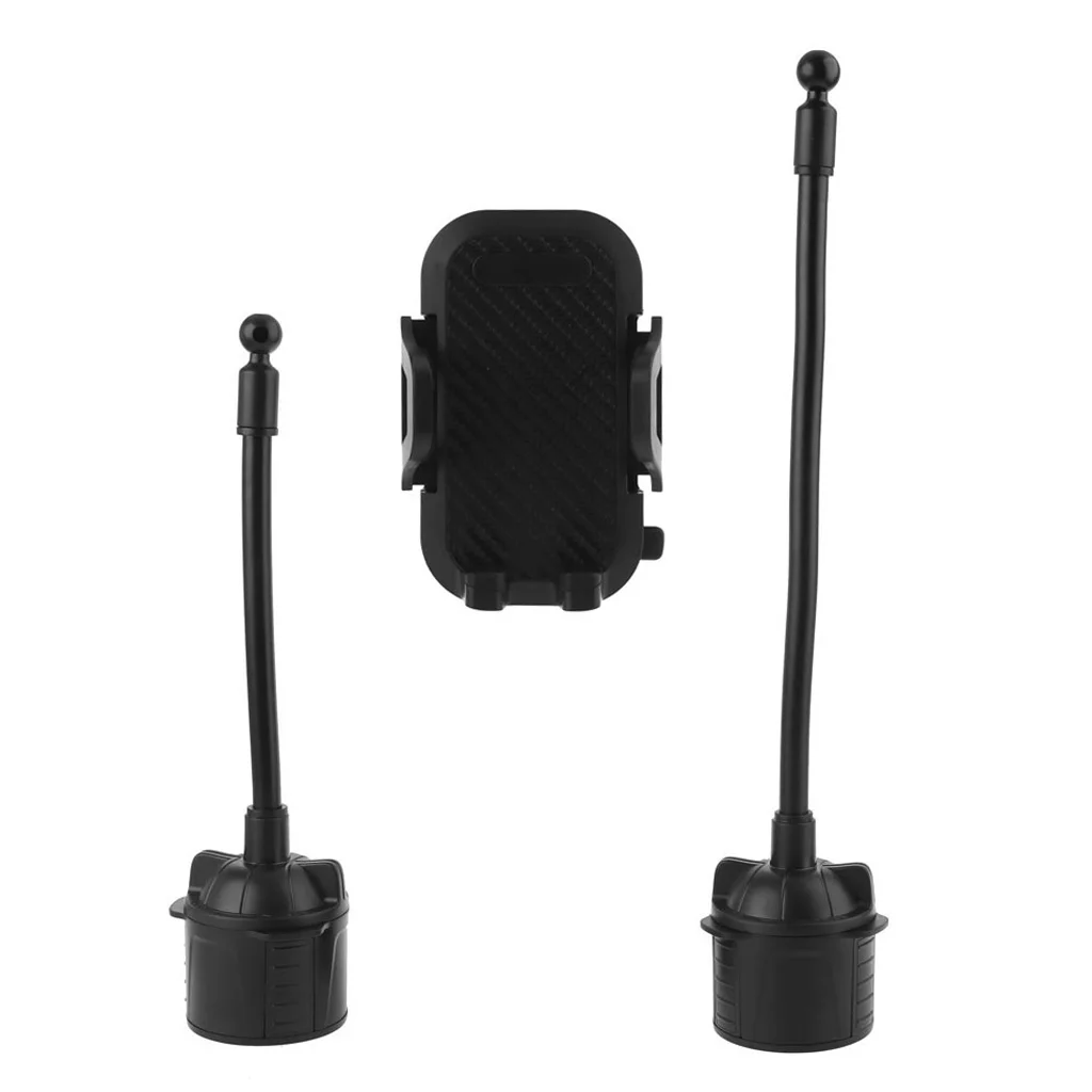 

Universal Car Cup Mount Mobile Phone Holder Stand Adjustable Gooseneck Cradle for iPhone 5/6/7/8 Pus XR XS 3.5-7" Cellphone