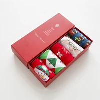 five new christmas socks for winter 2020 santa claus with cotton socks to thicken christmas gifts