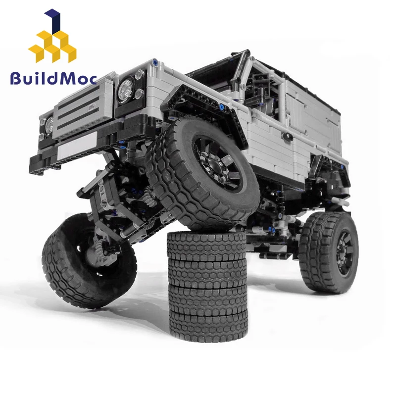

Car Rover Defende Model Kit Bricks high-tech1872 90 X Off-road Vehicle Building Blocks Bricks Bulk Figures Educational Kids Toys