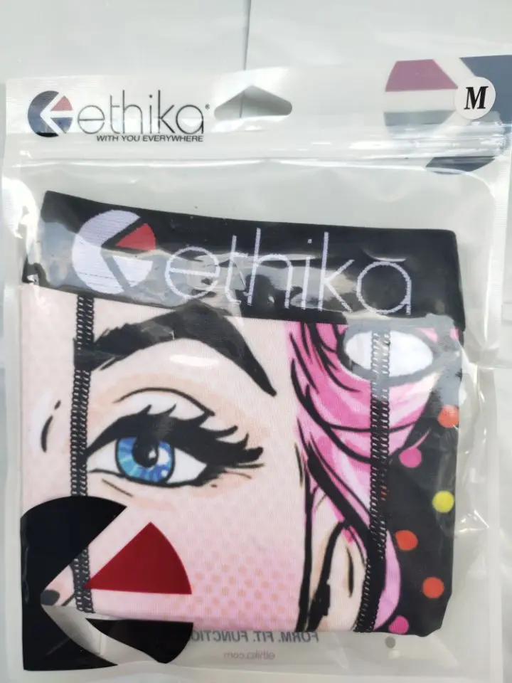 

Ethika 2020 Hot Man Boxers Home Sexy Fashion Silk Underwear Cotton Soft Male Panties Homme Underwear Men