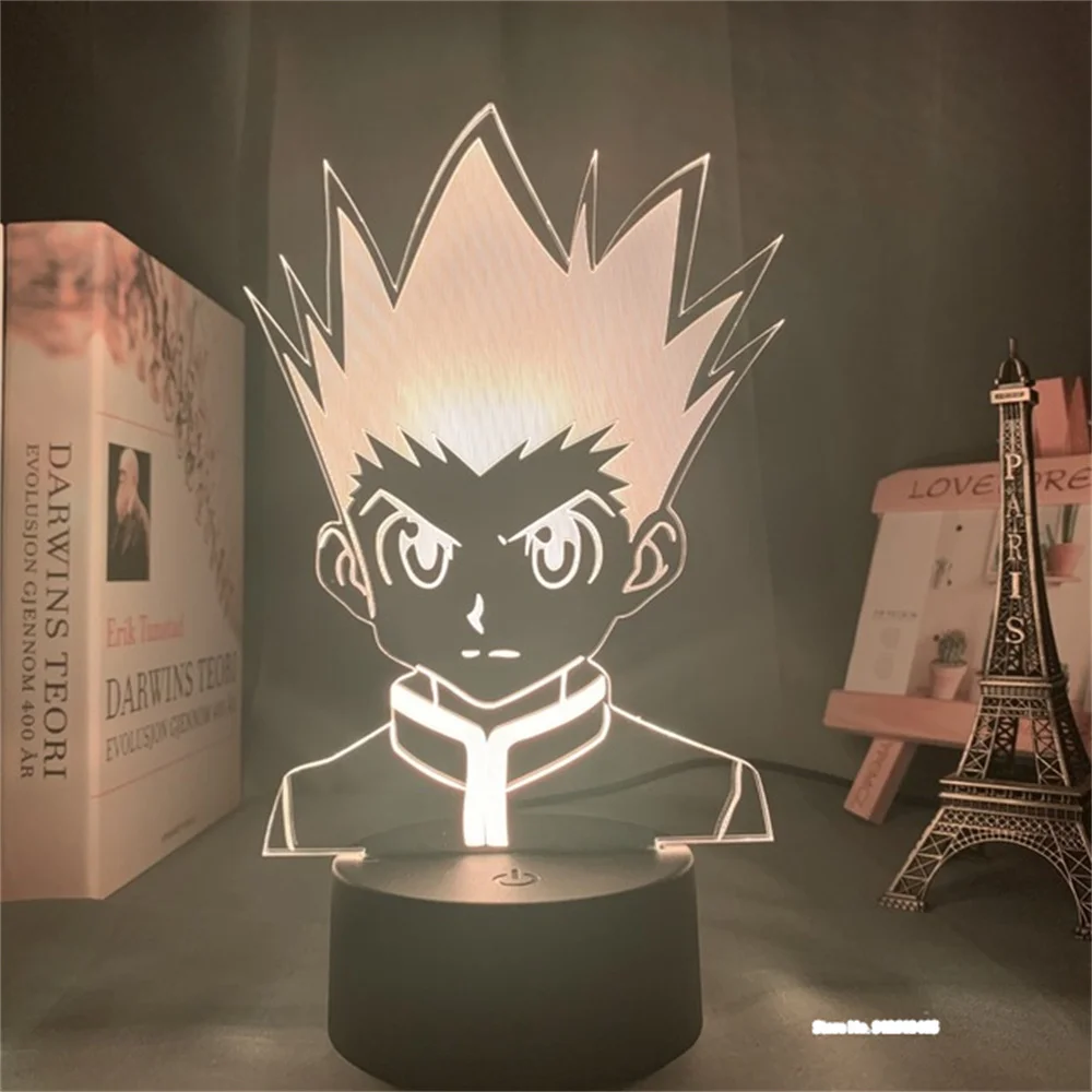 

3D Acrylic Transparent Luminous and Color-changing Night Light Children's Bedroom Decoration Color Table Top Furnishings