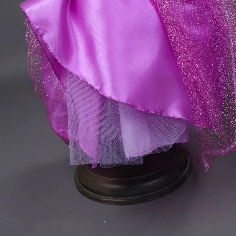 Платье принцессы Софии для ролевых игр платье с длинными волосами детская одежда