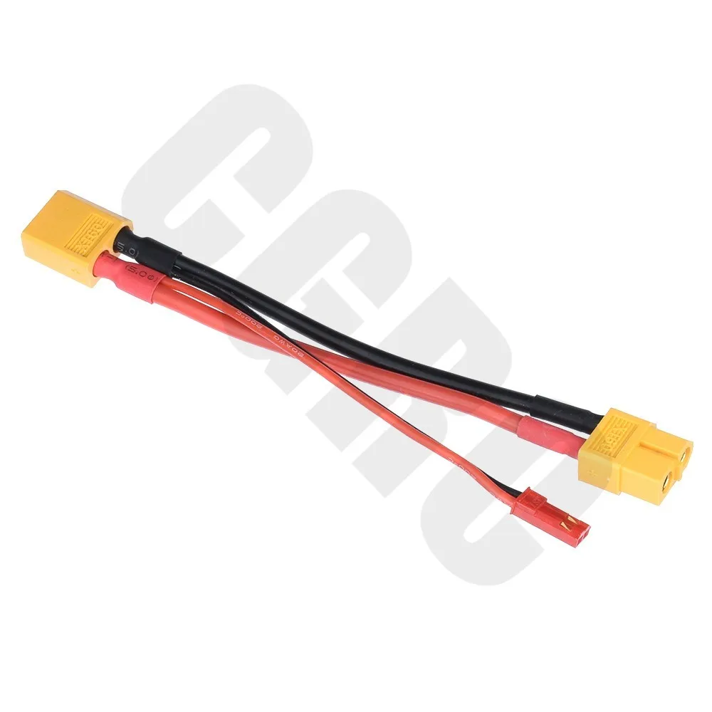 XT60 к JST T вилка конверсионная линия для 1/8 1/10 RC автомобиль лодка TRX4 SCX10 RC4WD LOSI UDR Slash