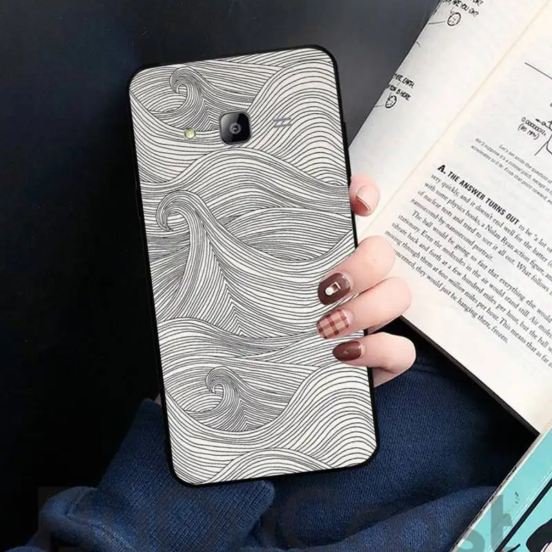 

Wood geometry grain art design Phone Case For Samsung galaxy S 7 8 9 10 20 edge A 6 10 20 30 50 51 52 70 note plus