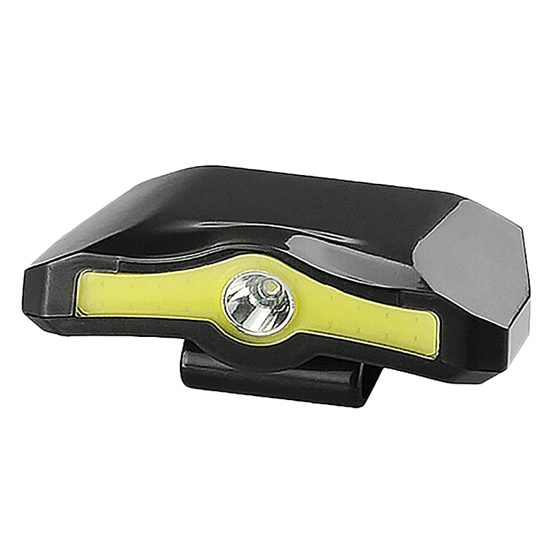 Xpe + Cob Led Крышка для фары светильник 90 градусов поворотный зажим на шапке 3xaaa