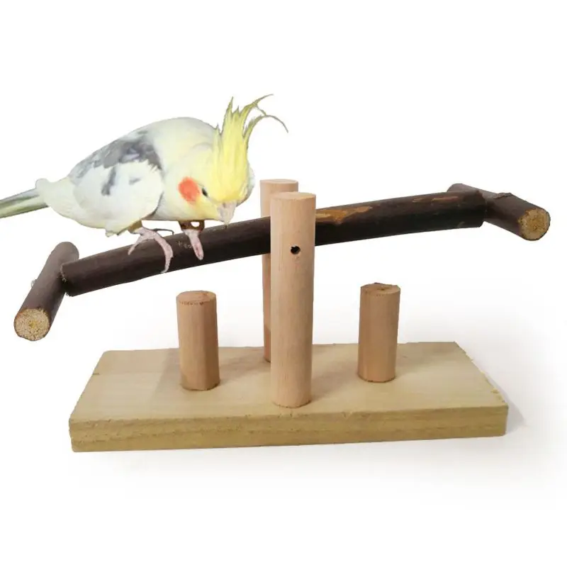 2020 Новый Попугай укуса Seesaw игрушка птица деревянный прочный кресло-качалка