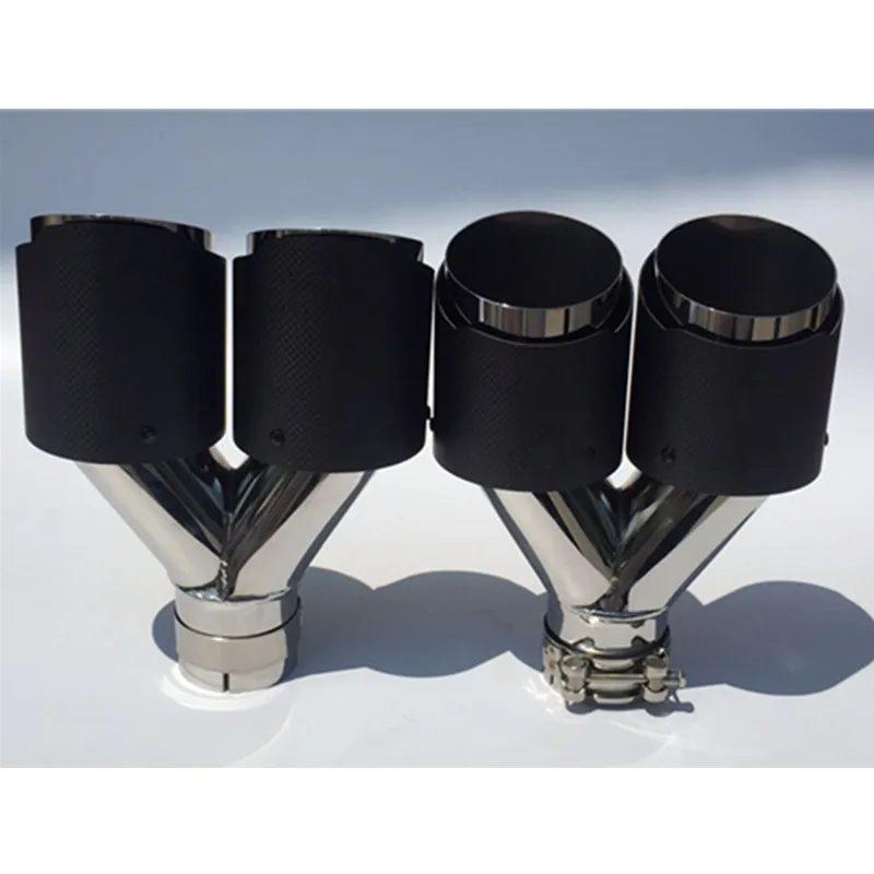 2 шт. Универсальный двойной матовый наконечник из углеродного волокна 304