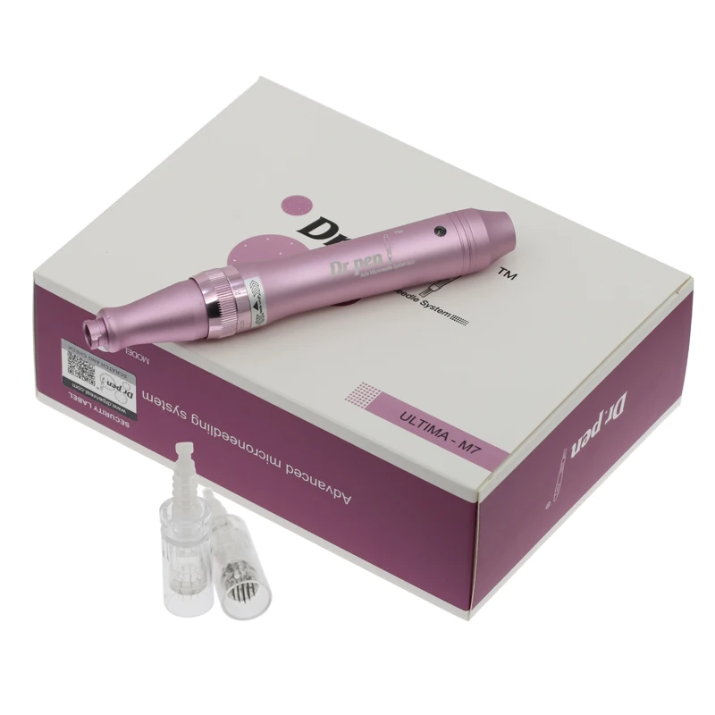 Dr. Ручка M7 Microneedling ручка электрический Micro Derma Авто анти-старения Facail шрамов