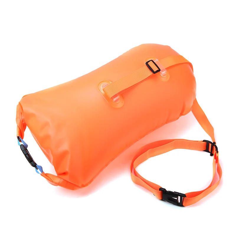 

Single Airbag Inflatable Buoy Float Waterproof Air Dry Bag For Open Water Swimming Safety Diving Mask Camera Storage Bags