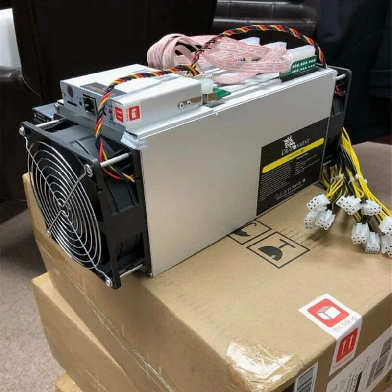 Б/у Майнер Innosilicon Dragonmint T1 16TH/s SHA256 Asic BTC BCH с блоком питания лучше, чем Antminer S9 T9 + S11 S15 Whatsminer M3
