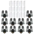 Настенный держатель для швабры, держатель для метлы с винтами, вешалка для швабры, щетки, метлы, стеллажи для хранения, кухонный Органайзер, инструменты для ванной комнаты, 510 шт.