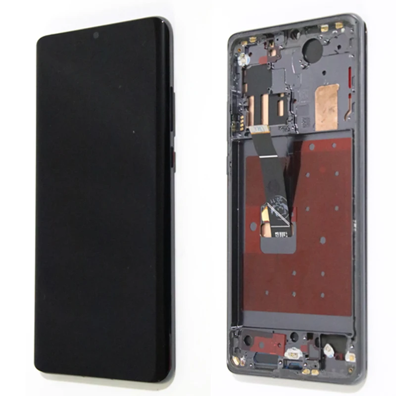 100% Original 6.47" Amoled Display for Huawei P30 Pro LCD Touch Screen Digitizer VOG-L29 VOG-L09 VOG-L04 with frame Repair Parts |