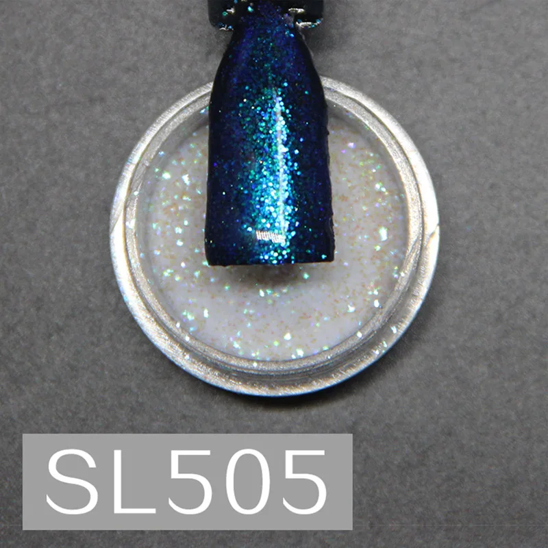 Зеркальный Цветной Гель-лак для ногтей голографические маникюрные украшения