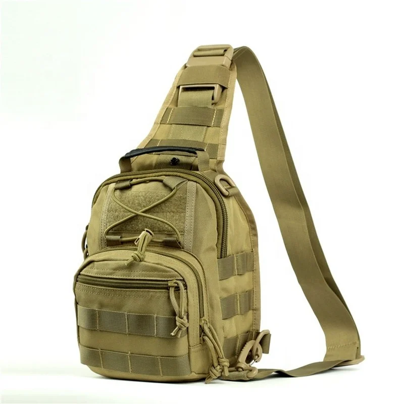 Anti Theft Custom Men Waterproof Leopard Sling Bag With Chain