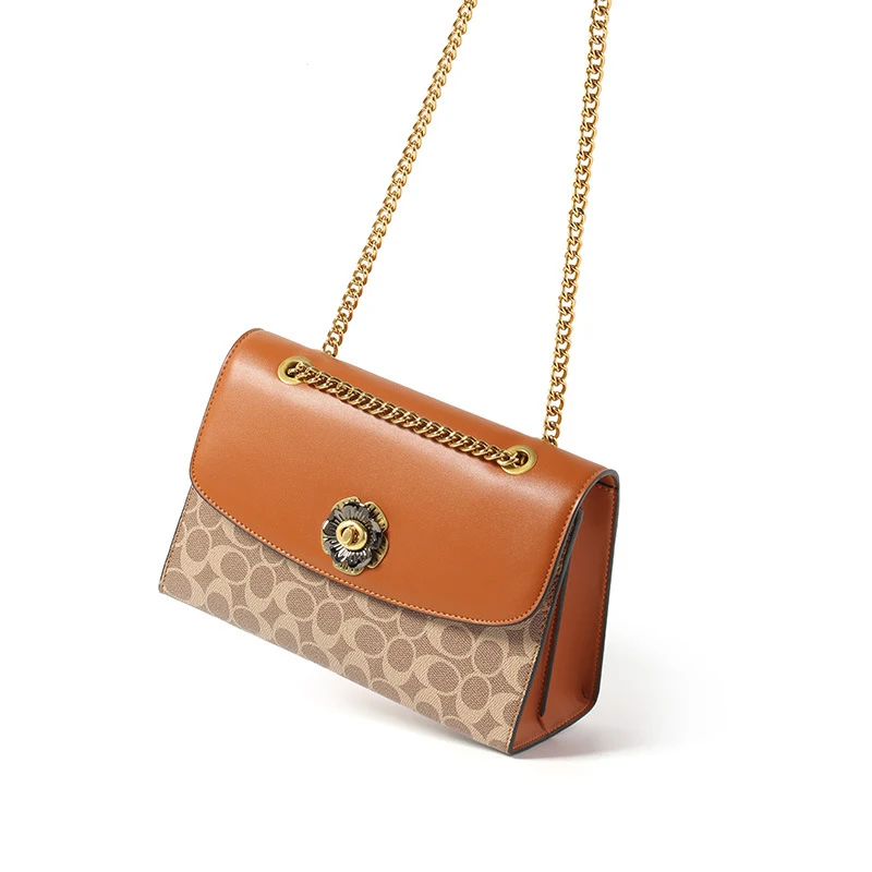 

New Style Female Bag High Quality Chain Small Square Bag Trendy One-Shoulder Messenger Bag