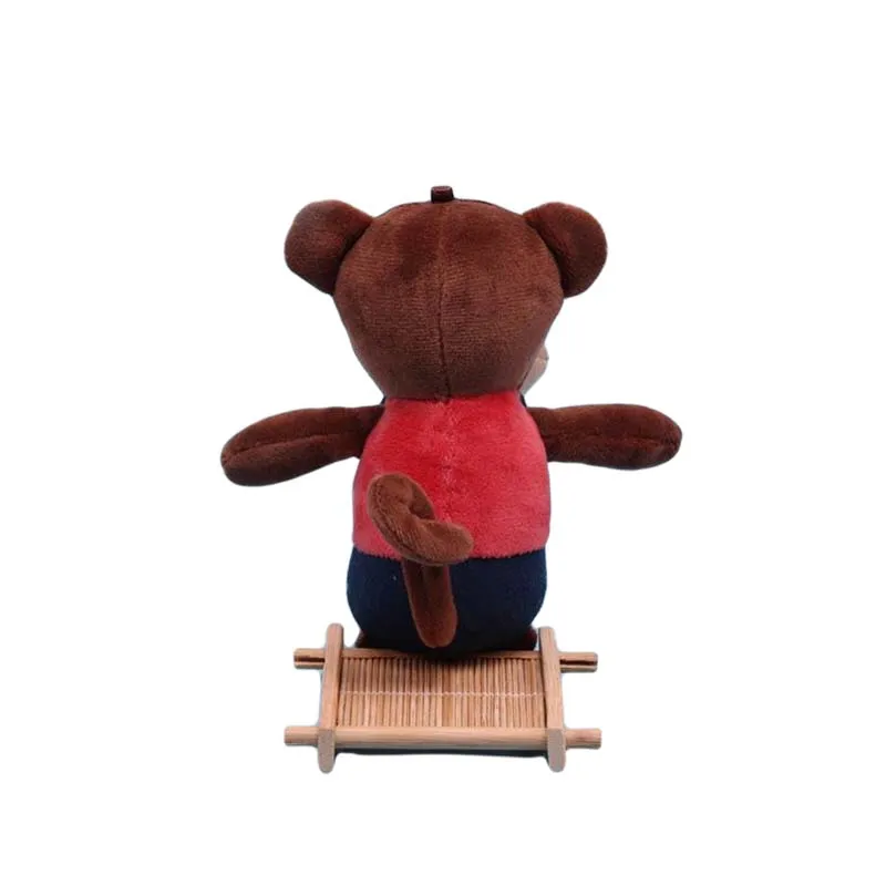 17 см полосатой толстовкой и с рисунком обезьяна плюшевые игрушки душистый брелок