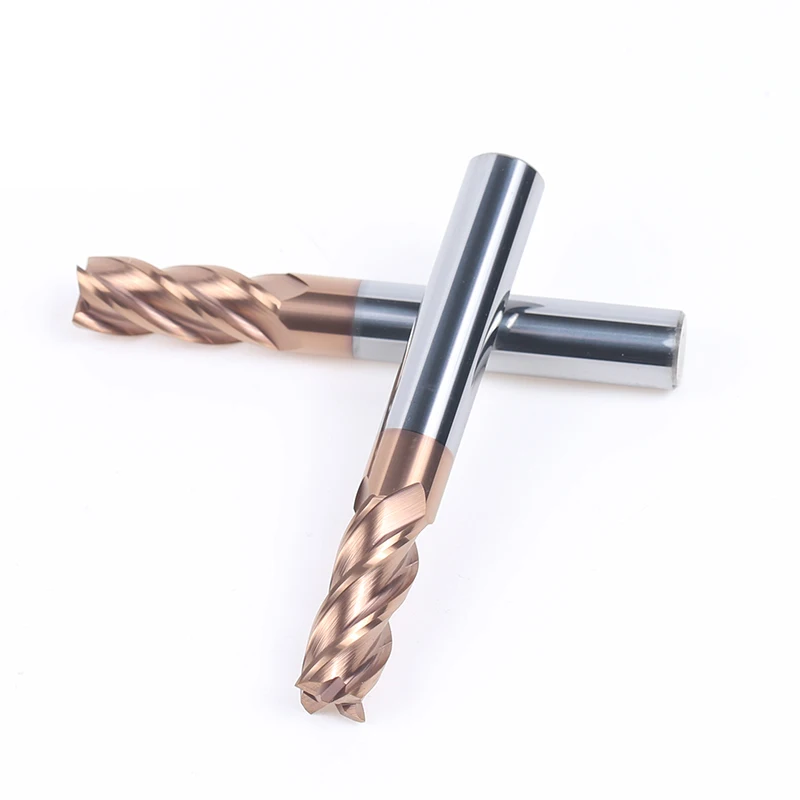 

1pcs 4flute 1mm -20mm 50L-100L straight shank HRC58 milling cutter router bit for CNC mill Carbide Tungsten Steel end mill