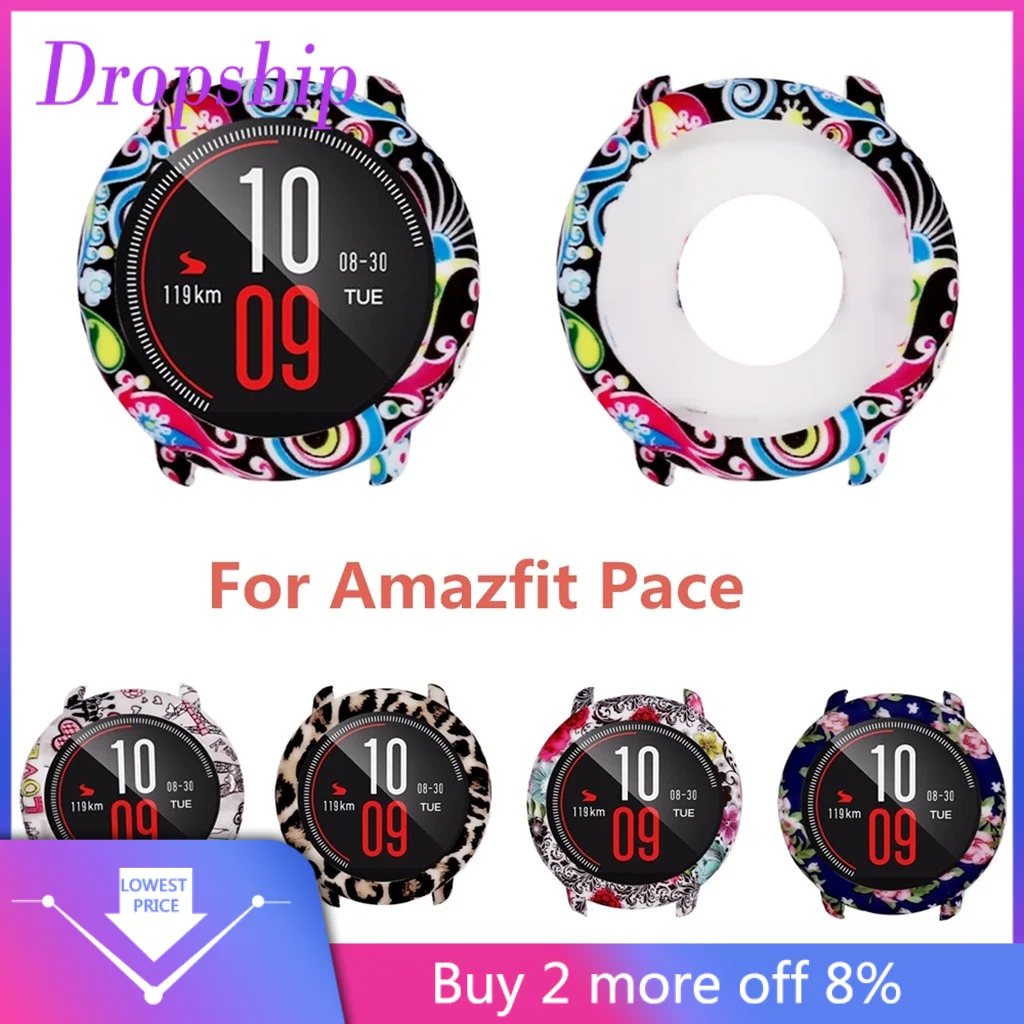 Мягкий чехол из ТПУ с полным покрытием защитный для Huami Amazfit-Pace ремешок часов