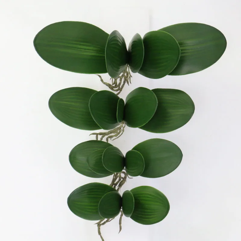 Искусственные растения листья фаленопсиса декоративные цветы вспомогательный