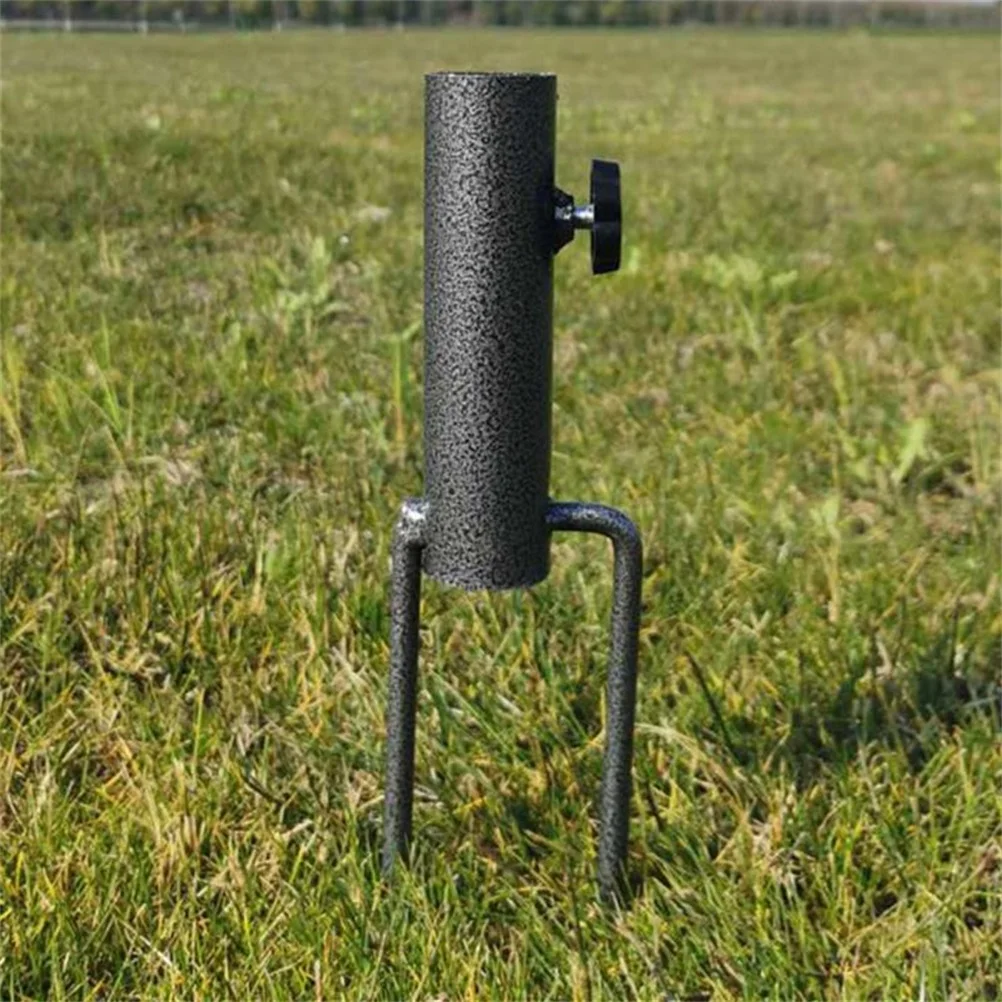 

Outdoor Garden Lawn Mandrel with Handle Holder for Parasol Umbrella