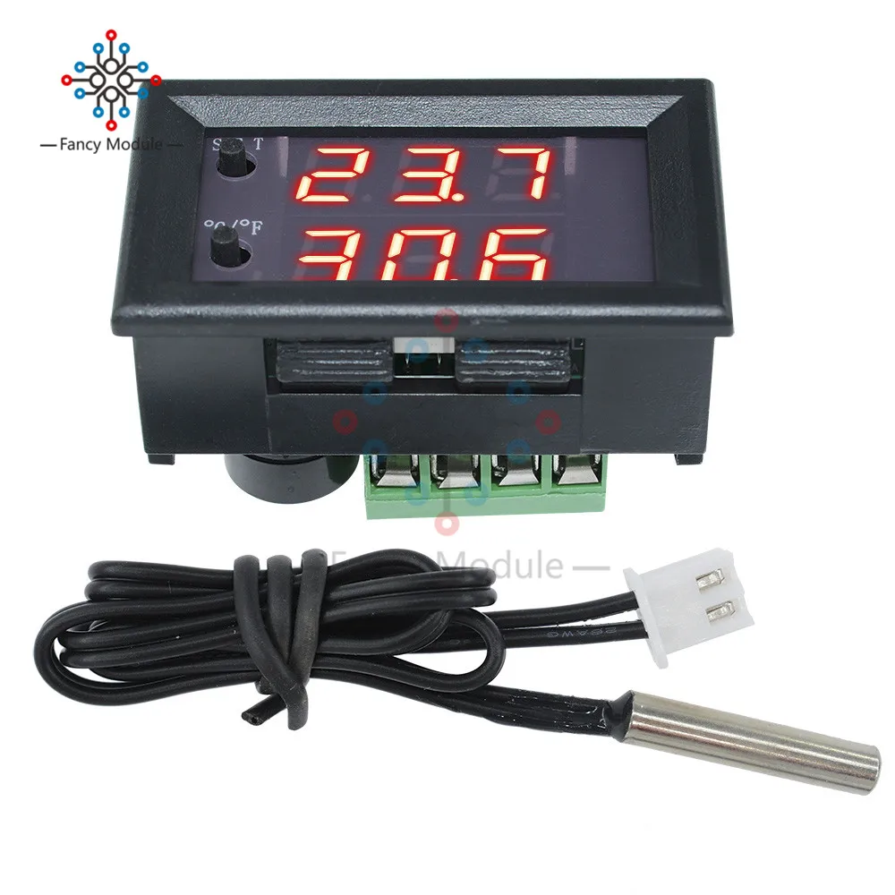 W1209 W1209WK Digital Thermostat Temperature Controller DC 12V Regulator Thermoregulator Thermometer Cool Heat Control Switch |
