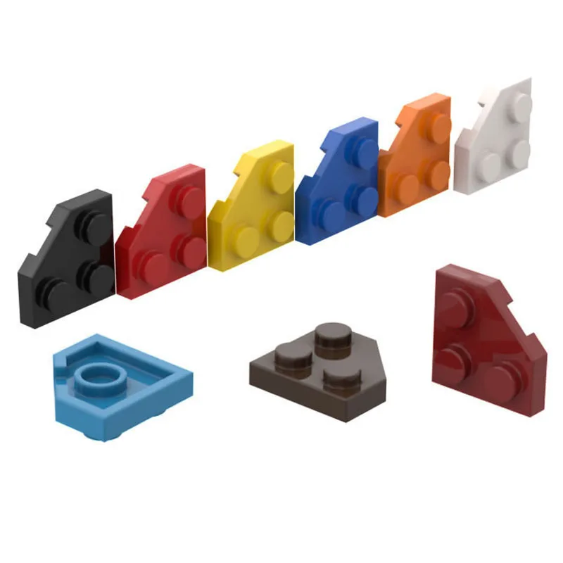 

Building Block Toys diy Parts 2x2 base board is missing a corner Building Blocks Parts Children Gift Toys 26601 free shipping