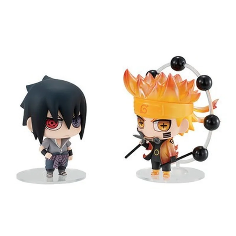

NARUTO Q Version Uzumaki Naruto Uchiha Sasuke Action Figure Movie &Tv Model Toy desktop Ornaments Finished Goods