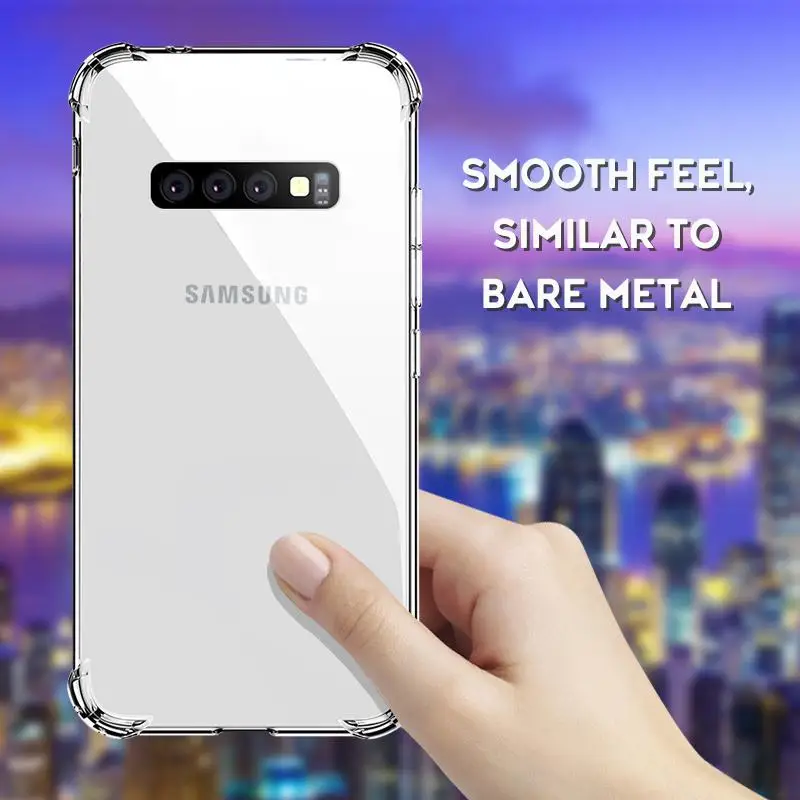 Airbag Soft TPU Case For Samsung Galaxy M30S A10S A20S A90 5G Note 10 Pro S10Plus S9 S8 S7 Edge A6 Plus A7 J4 J6 J8 2018 A50 A70 |