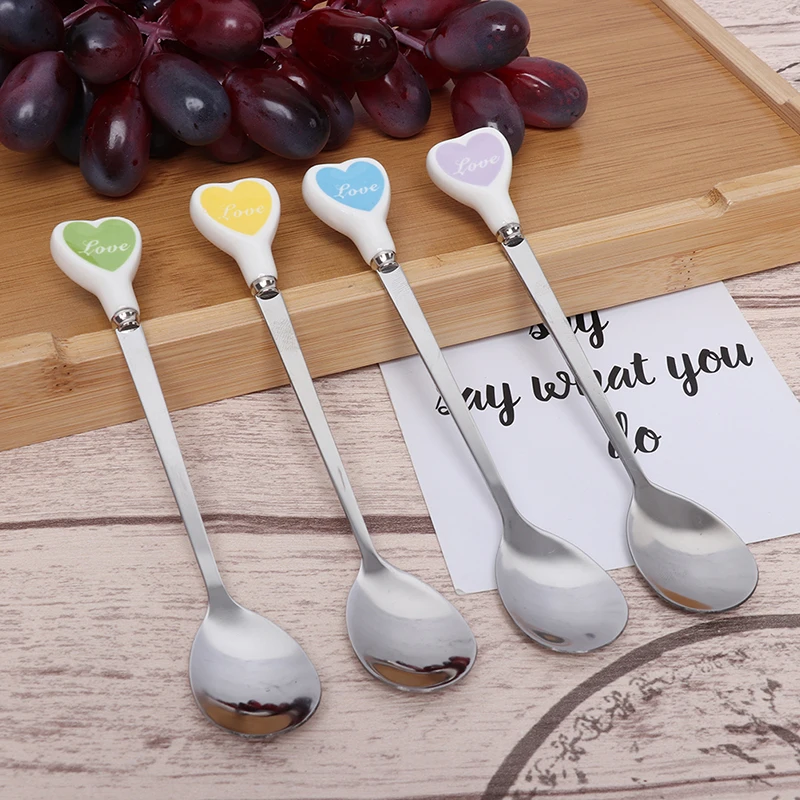 Ложка для мороженого в форме сердца из нержавеющей стали | Дом и сад