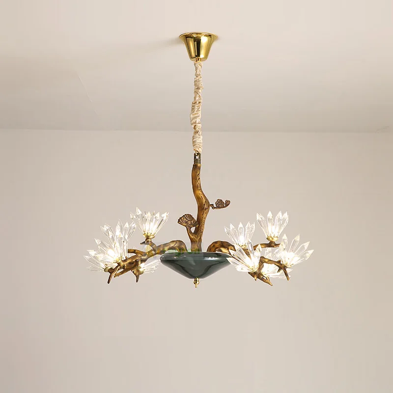 Светодиодные светильники для гостиной роскошные хрустальные люстры современная