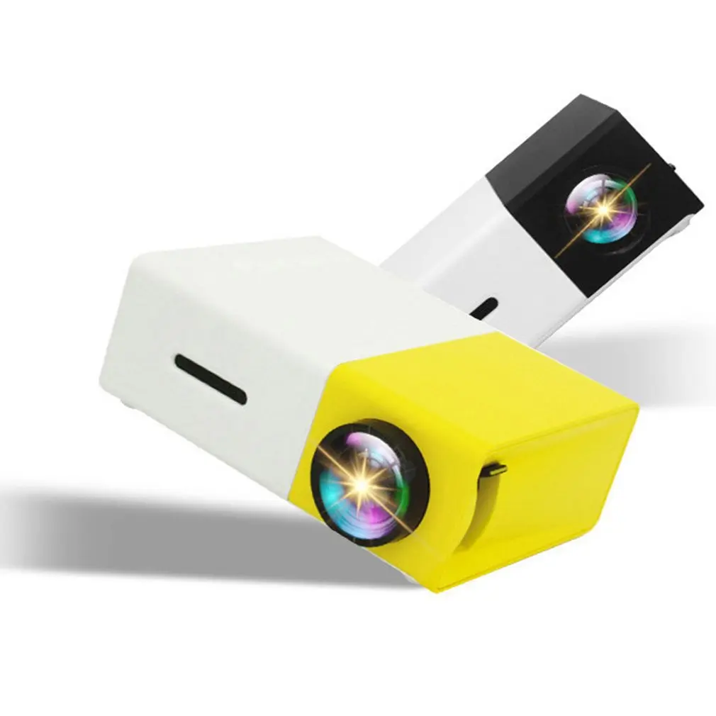 

Домашний кинотеатр YG300 с USB, светодиодный портативный мини-проектор, ручной умный мультимедийный проектор для офиса, кинопроектор высокой ч...