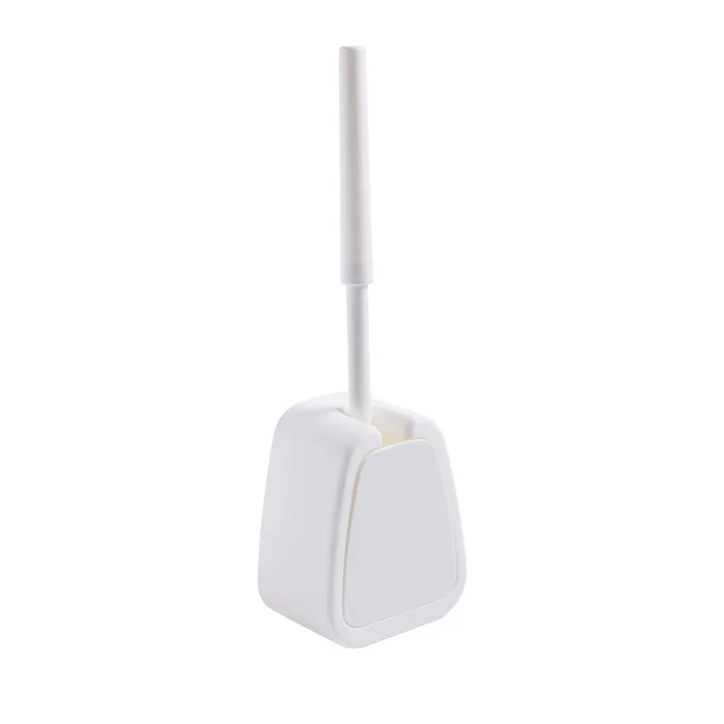 

Creativity Punch-Free Wall-Mounted Toilet Cleaning Brush with No Dead Ends Household Wall-Hanging Long-Handle Toilet Brush Set
